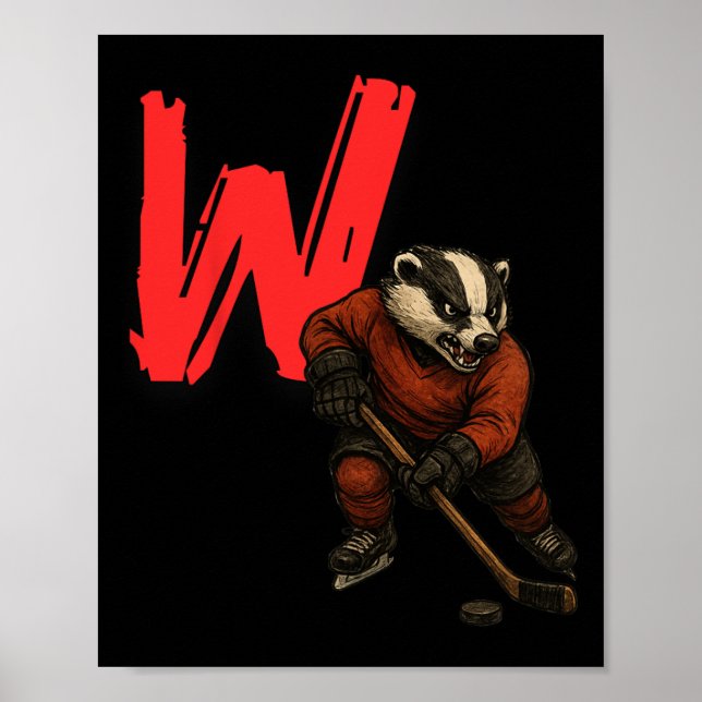 Poster Bydger Hockey sur glace Confins gelés Madison Coll (Devant)