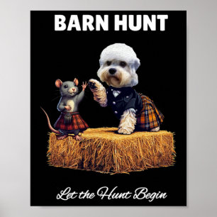 Poster Byrn Hunt Lover - Jote Rat Et Dandie Dinmont Dog