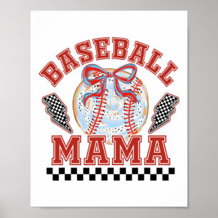 Poster Bysebyll Maman Coquette Bow Famille Maman Femme