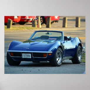 Poster C3 Corvette convertible