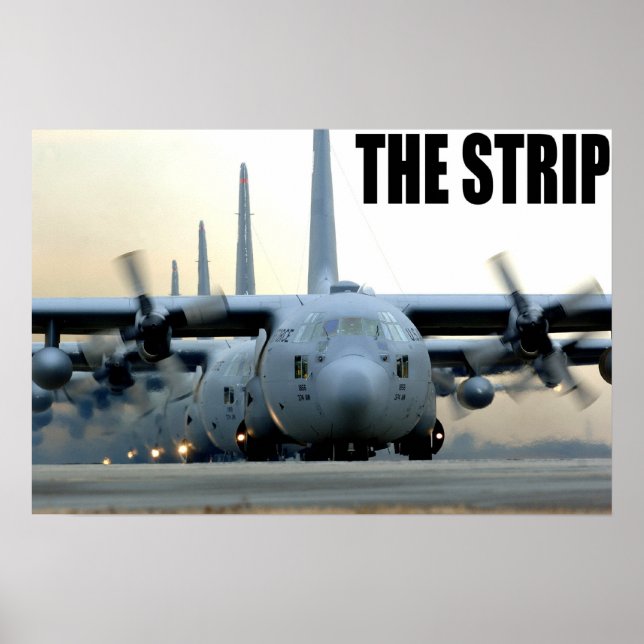 Poster C-130 sur la bande (Devant)
