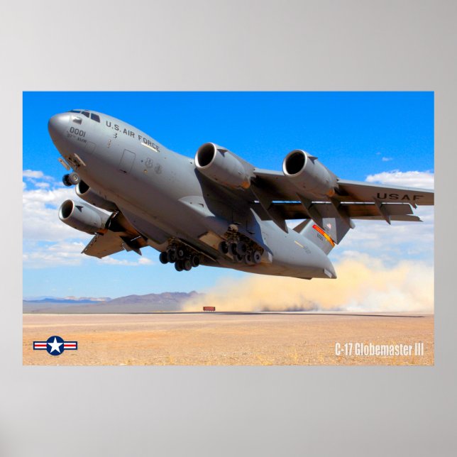 POSTER C-17 GLOBEMASTER III (Devant)