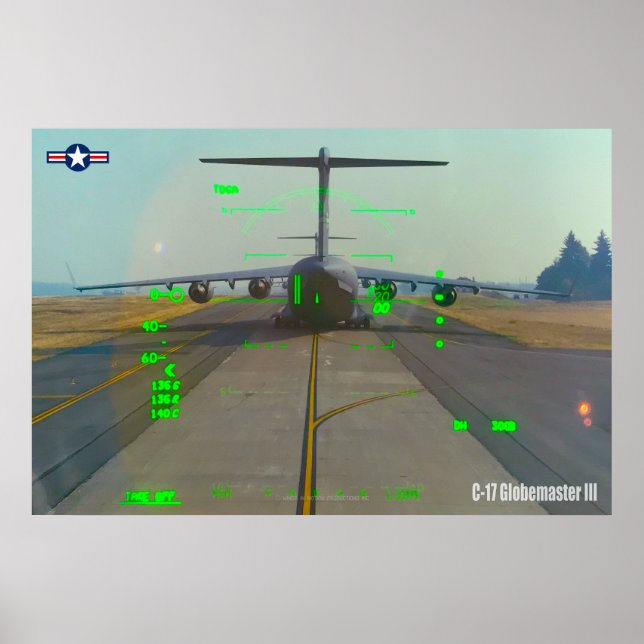 POSTER C-17 GLOBEMASTER III (Devant)