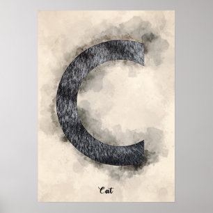 Poster C est pour chat