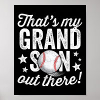 Ça39s Mon Petit-Fils Là-Bas Grand-Mère De Baseball
