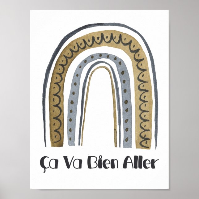 Poster Ca Va Bien Aller France Canada Québec Montréal (Devant)