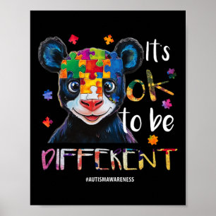 Poster Ça va être différent - Sensibilisation sur l'autis