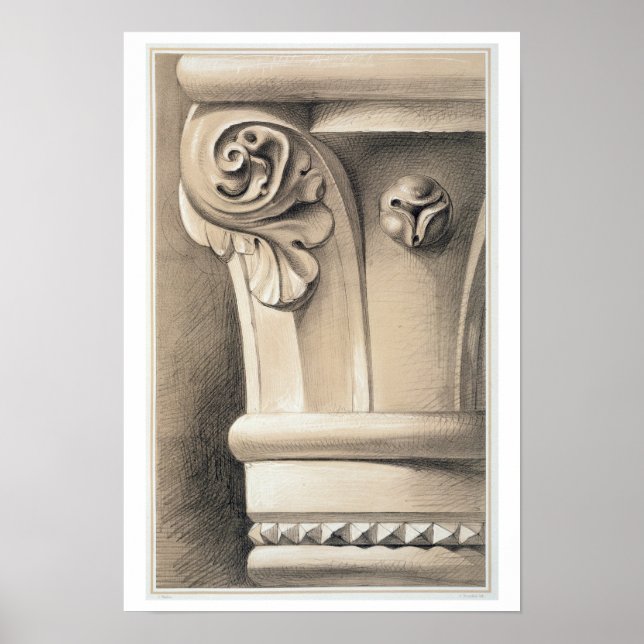 Poster Ca'Bernardo, Capitale des arbres de fenêtre, de 'E (Devant)