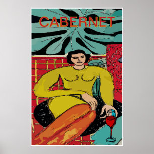 Poster Cabernet Maid, Vin