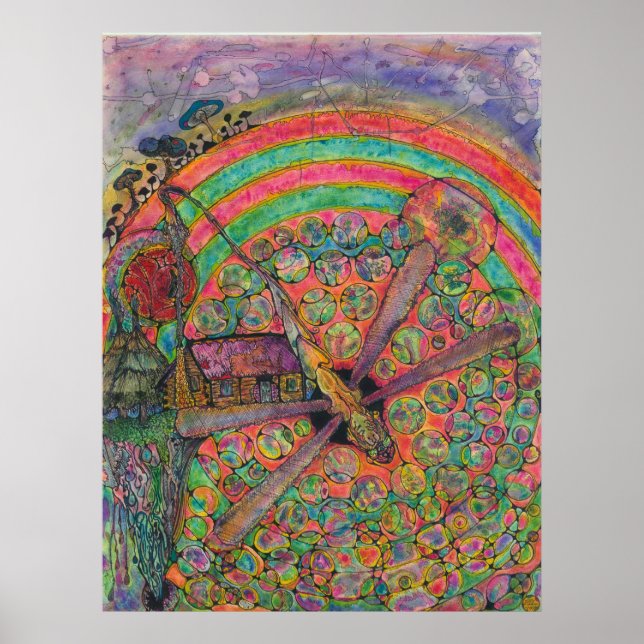 Poster cabine de dragon (Devant)