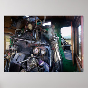 Poster Cabine de Locomotive à vapeur, SVRy #19