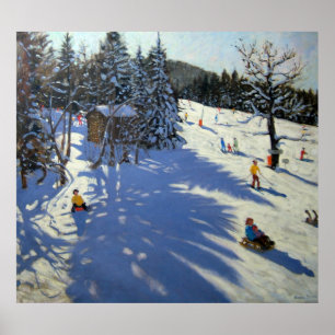 Poster Cabine de montagne Morzine