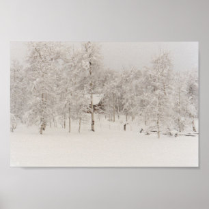 Poster Cabine d'hiver