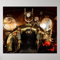 Cabine du moteur à vapeur