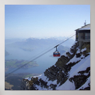 Poster Cable Car Suisse