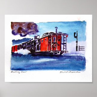 Poster caboose à l'avant