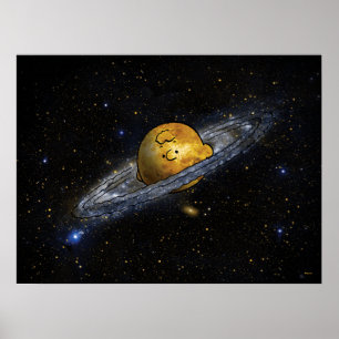 Poster cacahuètes   Charlie Brown écarté