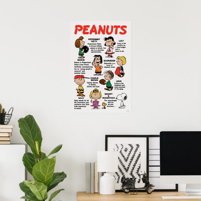 Poster cacahuètes | La Bande D'Arachides (Bureau à domicile)
