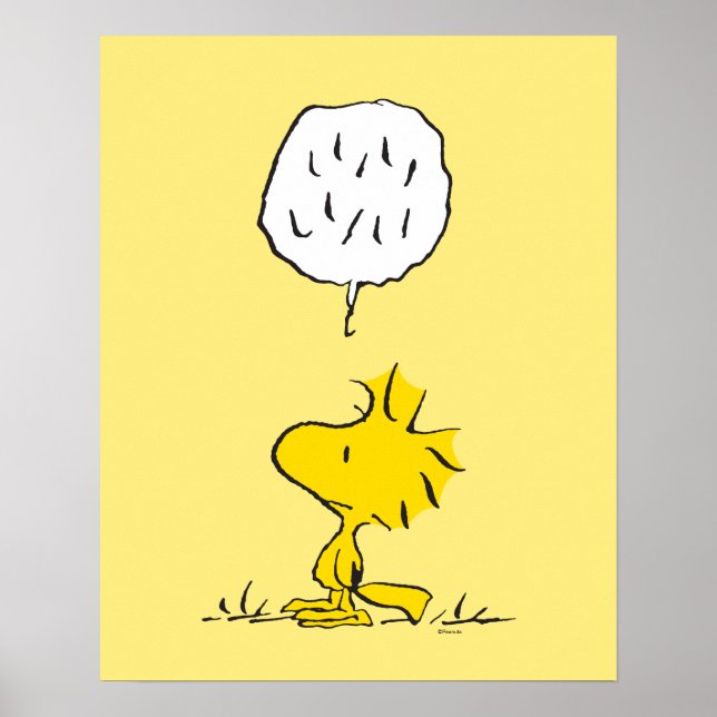 Poster cacahuètes | Paroles de Woodstock (Devant)