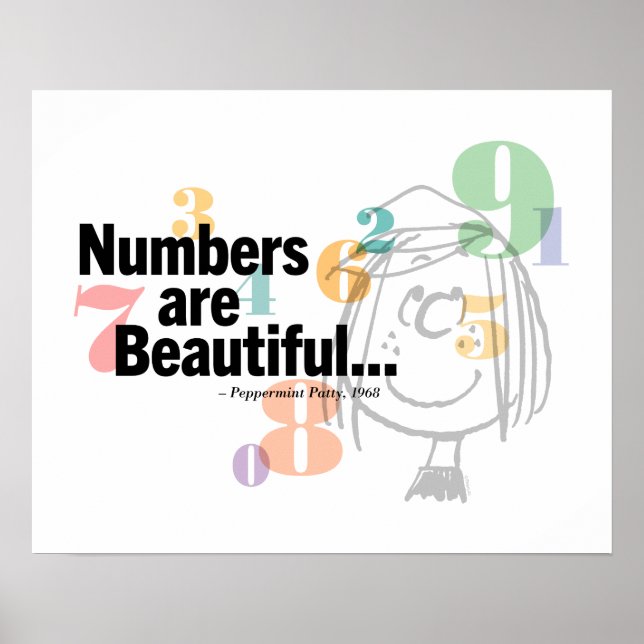 Poster cacahuètes | Pepperment Patty 1968 (Devant)