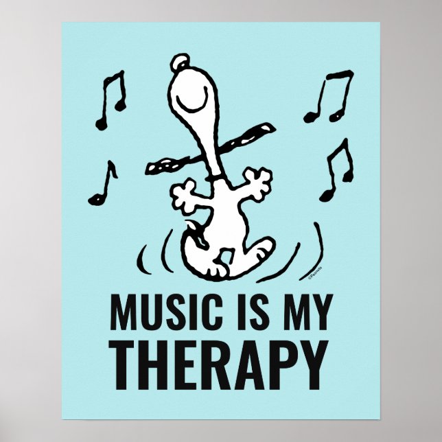 Poster cacahuètes | Snoopy Dancing (Devant)