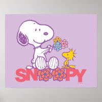 cacahuètes | Snoopy & Woodstock Flowers