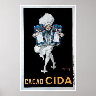 Poster Cacao Cida Vintage nourriture et art
