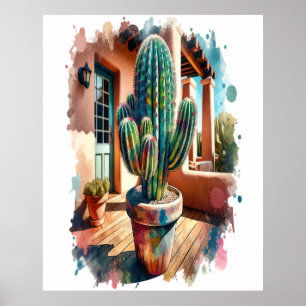 Poster "Cactus on Porch"