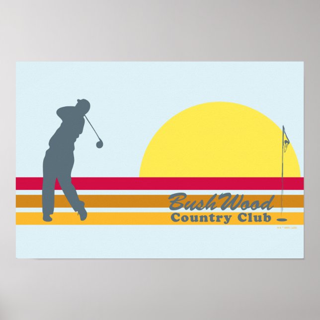 Poster Caddyshack | Bushwood Country Club Sunrise (Devant)