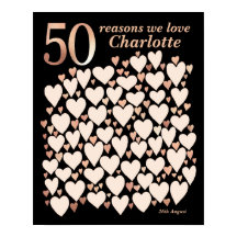 Cadeau 50 Raisons pour lesquelles nous t'aimons -