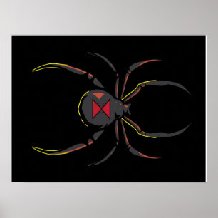 Poster Cadeau Black Widow Spider   Amateurs d'araignée