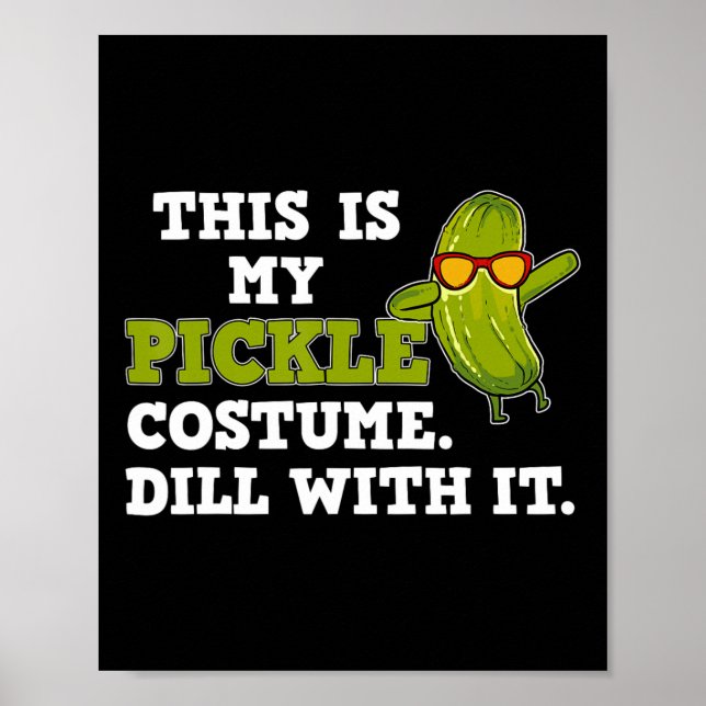 Poster Cadeau Costume Pickle (Devant)