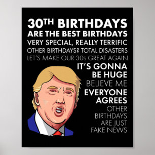 Poster Cadeau d'anniversaire drôle de chemise de citation