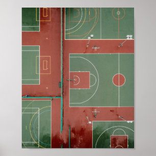 Poster Cadeau de basket-ball cool