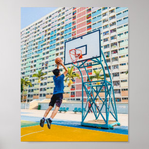 Poster Cadeau de basket-ball cool