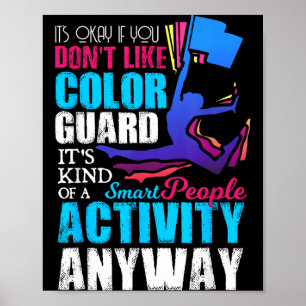 Poster Cadeau de citation de garde de couleur de personne