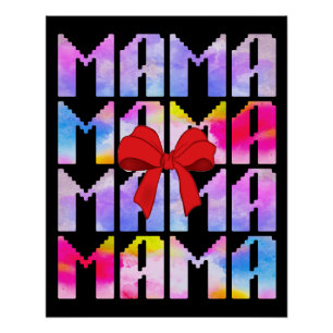 Poster Cadeau de fête des mères pour maman