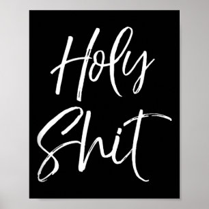 Poster Cadeau de gag saint drôle Citation d'excitation Di
