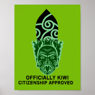 Poster Cadeau de la citoyenneté néo-zélandaise Nouveau