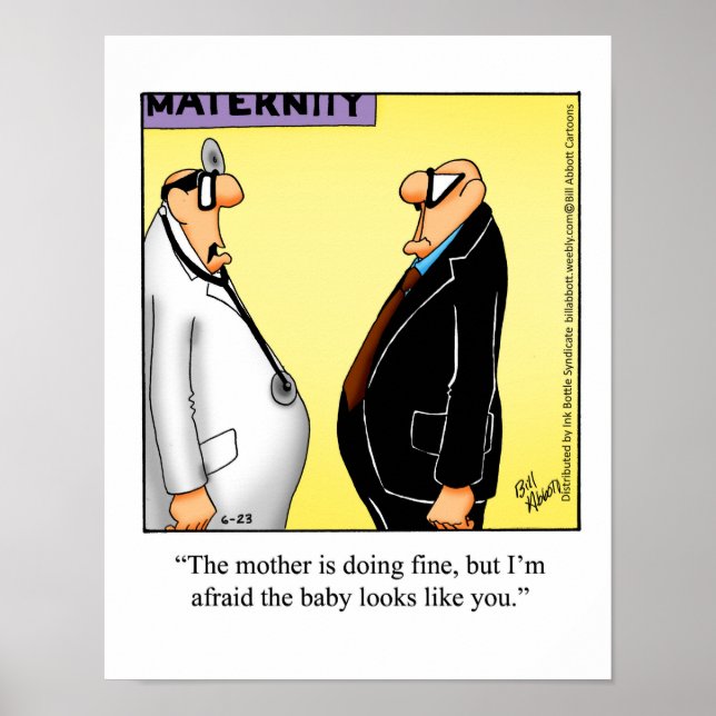 Poster Cadeau de l'affiche de l'Humour Médicale/médecin (Devant)