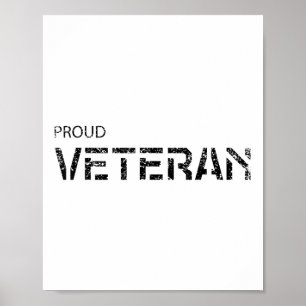 Poster Cadeau de l'Armée militaire de guerre des anciens