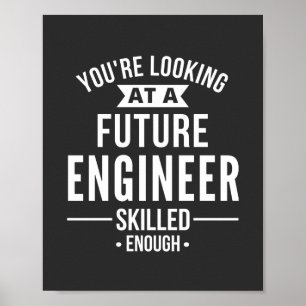 Poster cadeau de l'ingénieur