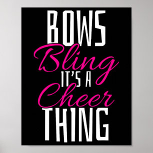 Poster Cadeau de meneuse de claque Cheerleading