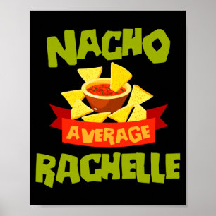 Poster Cadeau de nom d'anniversaire drôle de rachelle moy