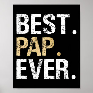 Poster Cadeau de Papy de petite-fille petit-fils Meilleur