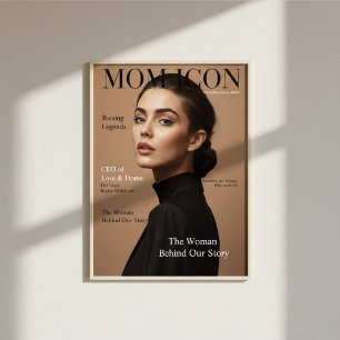 Poster Cadeau de photo de couverture de magazine personna