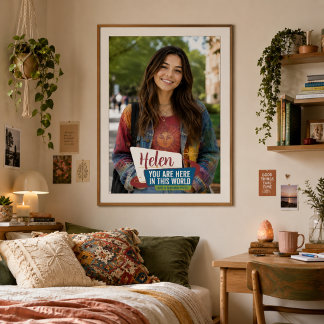 Poster Cadeau de photo personnalisé et encourageant
