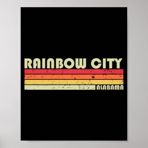 Poster Cadeau de racines de maison de ville drôle de Rain