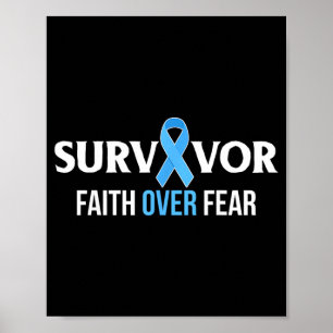Poster Cadeau de survivant de sensibilisation au cancer d