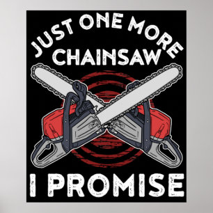 Poster Cadeau de travail du bois Hommes Lumberjack Arbori